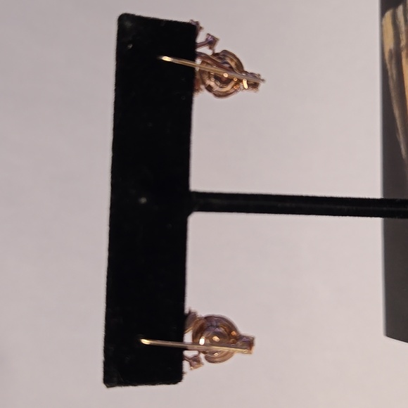 SOLD. Kate Spade Garden Garland Rose Gold Earrings - Picture 5 of 9